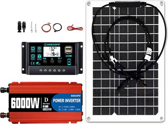 Soecopo 6000W Solar System Complete Kit