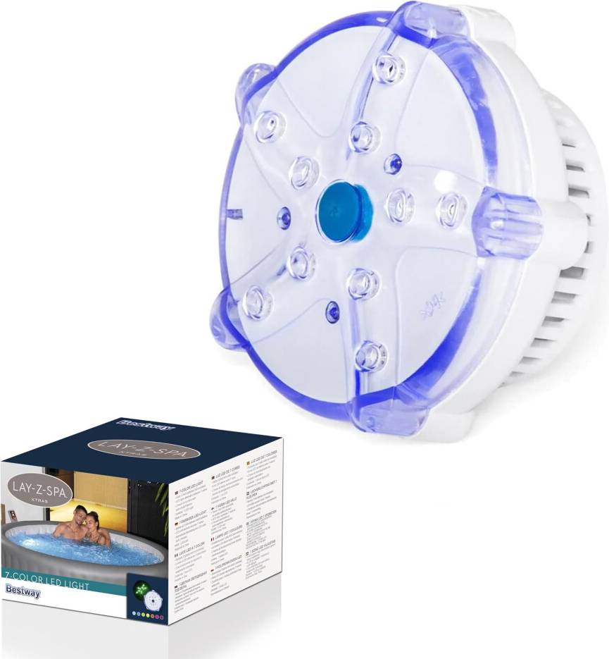 Lay-Z-Spa LED Light Accessory 7 Colours 2 Modes - Multicolour