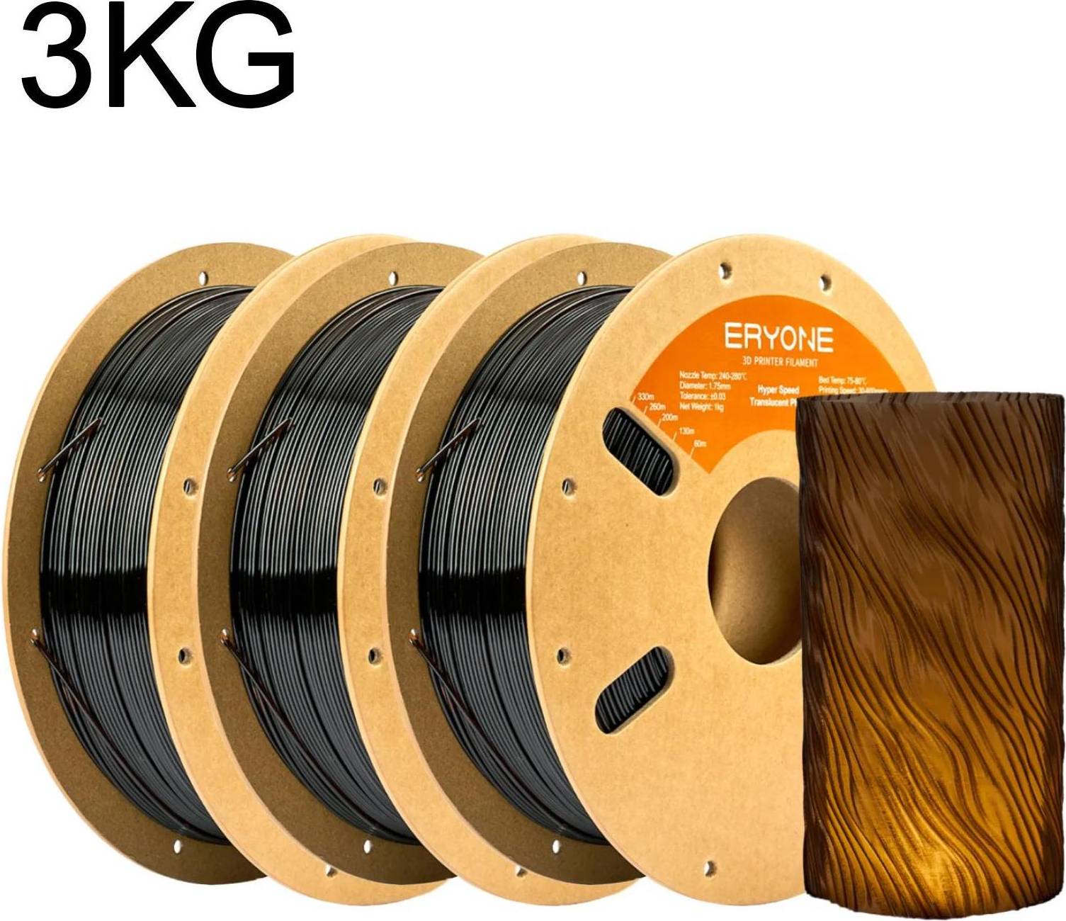 Hyper petg StarTech Hyper Speed Translucent PETG Filament 3 kg