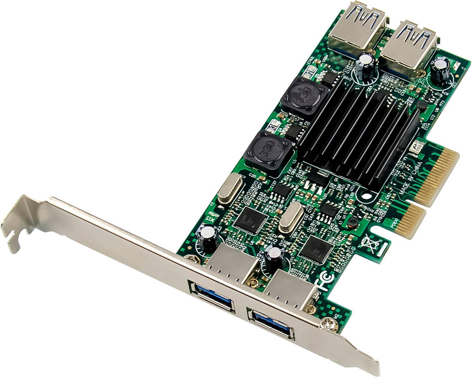 Pcie usb StarTech InLine USB 3.2 Gen.1 PCIe Grensesnittkort