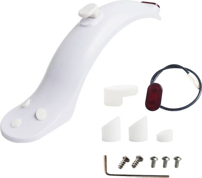 Torribaly Scooter Rear Mudguard Taillight Set