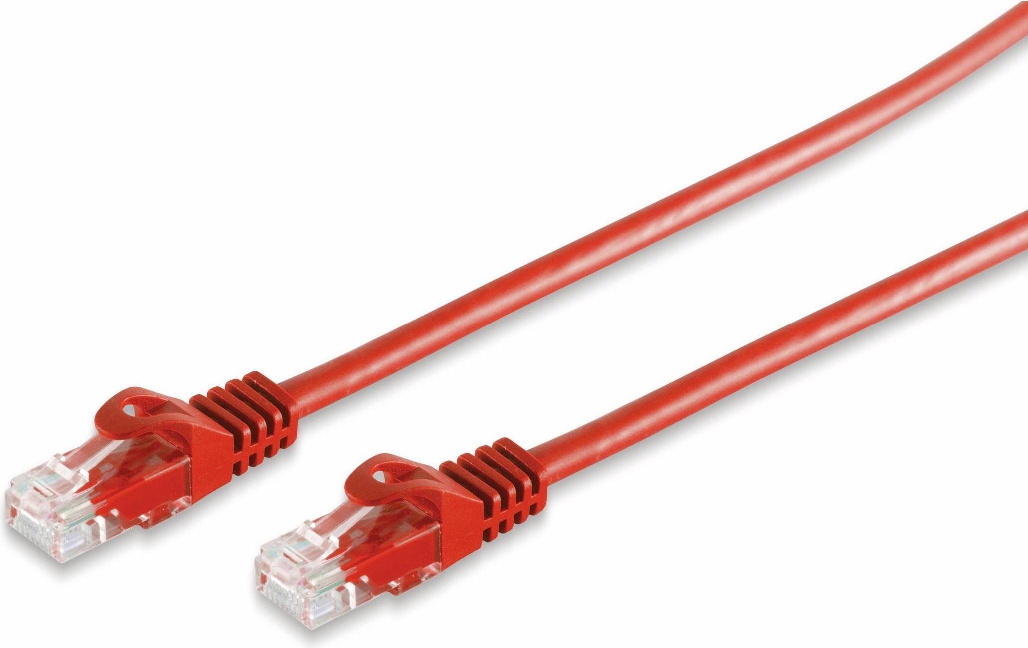 S-IMPULS RJ45 Patchkabel CAT 7 Rohkabel Rot