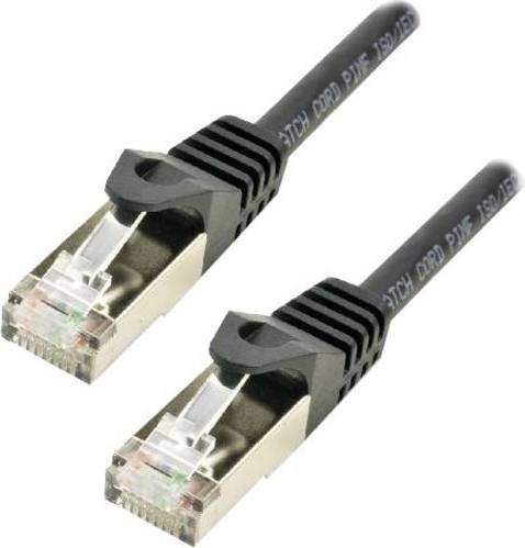 MCL Cable RJ45 CAT 7 SFTP LSZH Black 2m