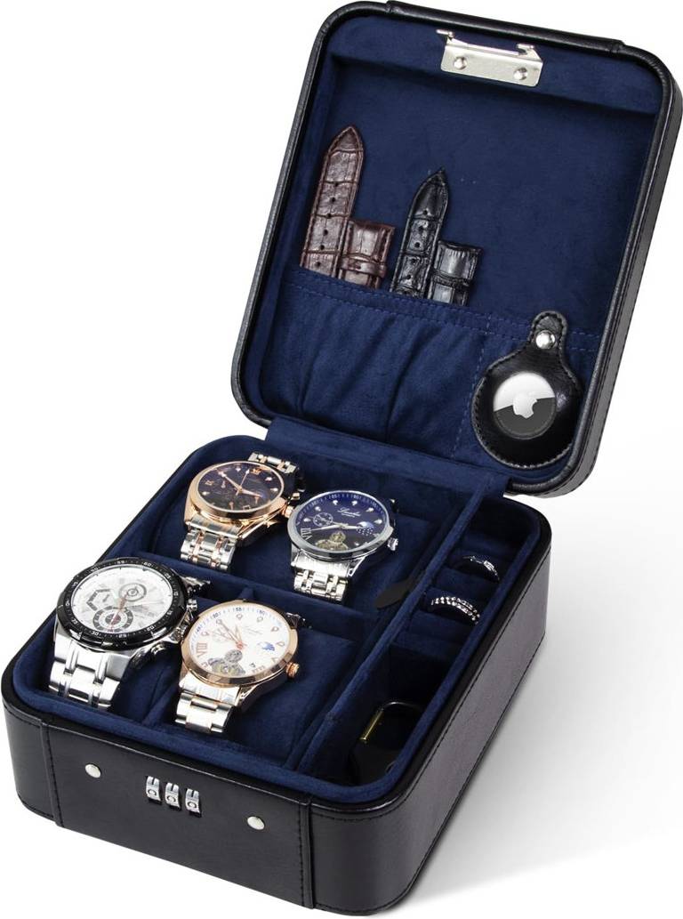 Ebern Designs Watch Case With Combination Lock