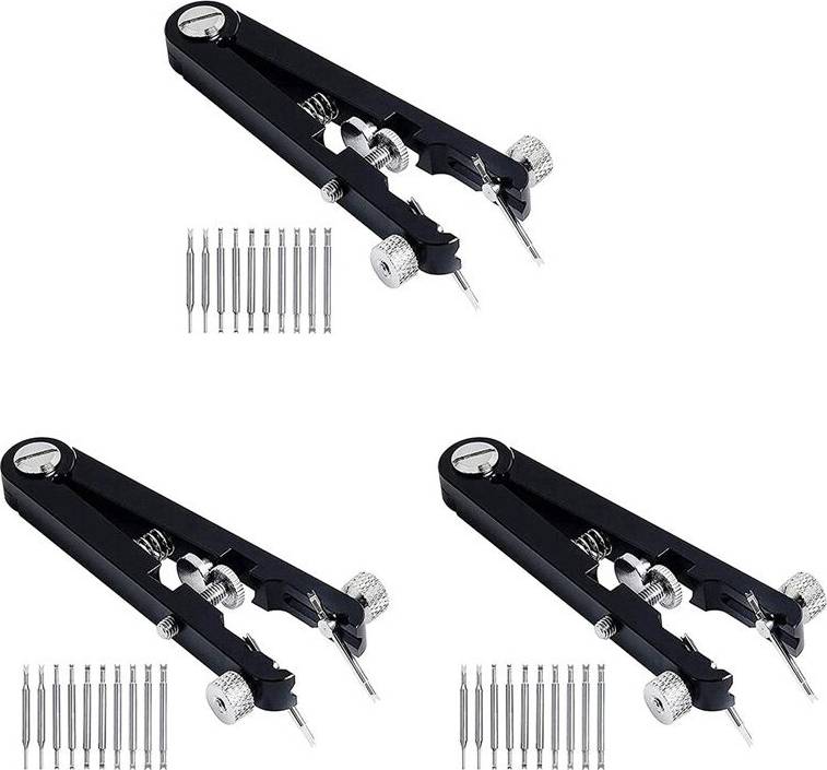 3X Watch Spring Bar Plier Tool Set