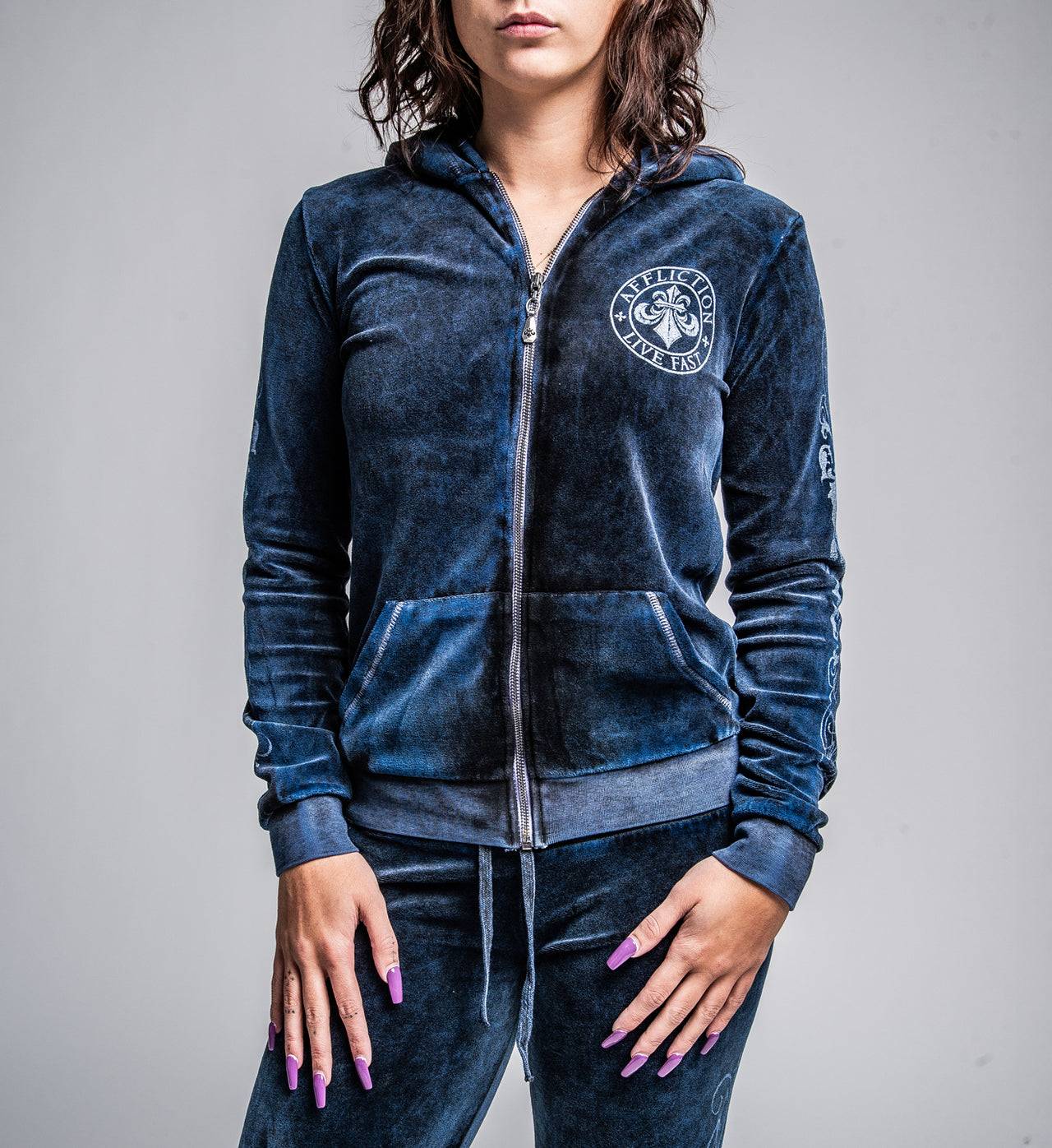 Affliction Simulation Zip Hood