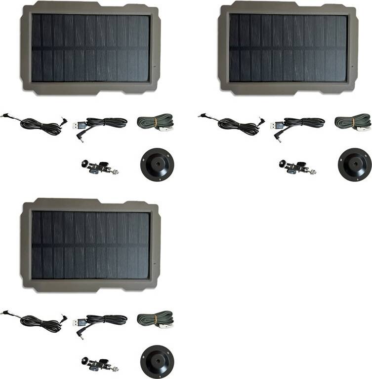 3X Camera SP-03 Trail Solar Panel Kit