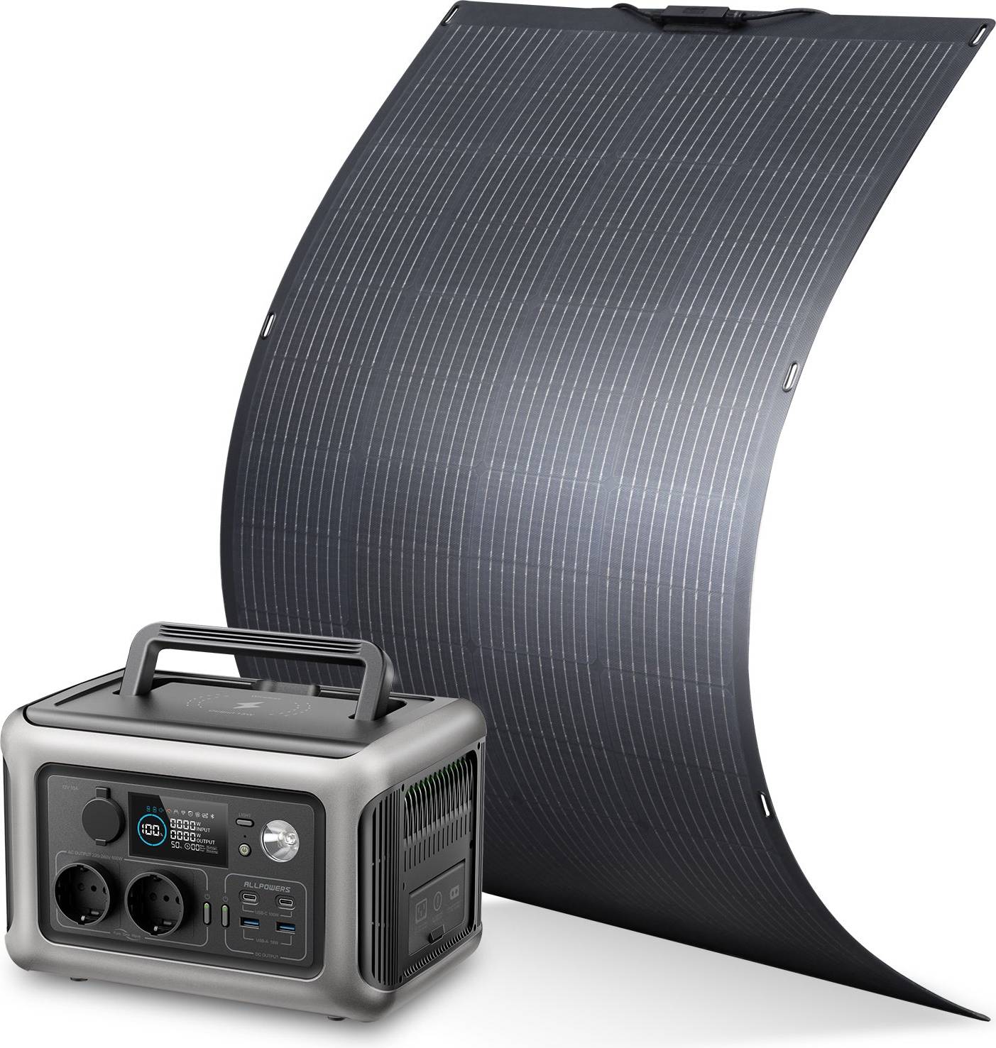 Solar panel generator Allpowers Solar Generator Kit 600W R600 SF200 200W