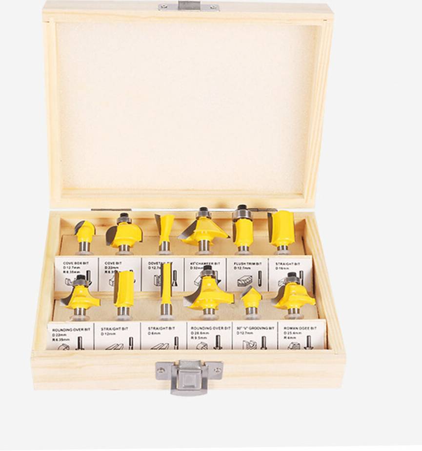 Router bit set 12pcs Carbide Router Bit Set
