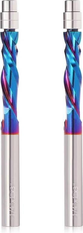 Tauoh Down Cut Compression Spiral Flush Trim Router Bit