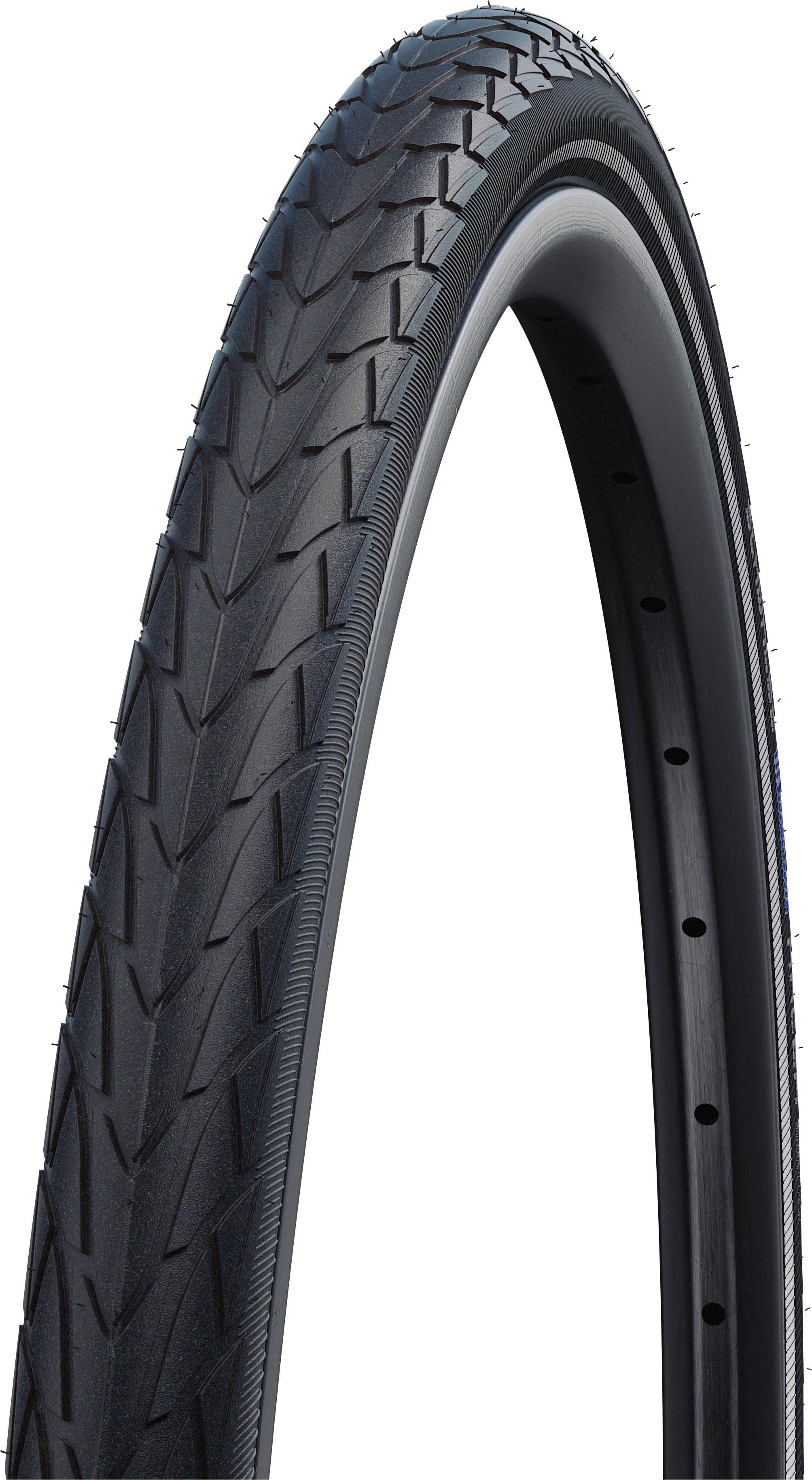 Schwalbe Btb Dæk Marathon Racer R-Guard 18 x 1.50 Sort Refleks