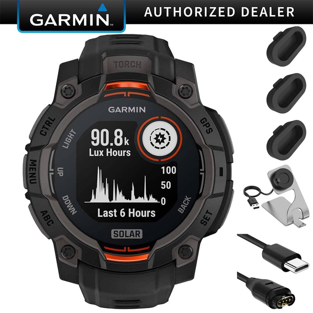 Garmin instinct 3 Garmin Instinct 3 Solar GPS Smartwatch 45 mm