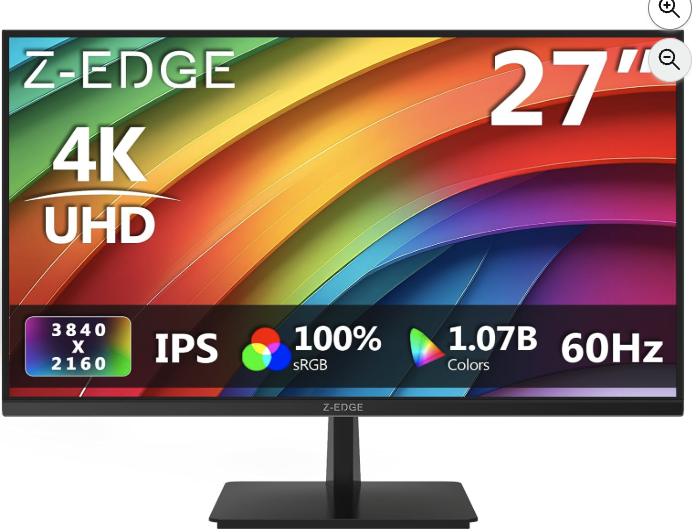 27 Inch 4K Monitor IPS UHD