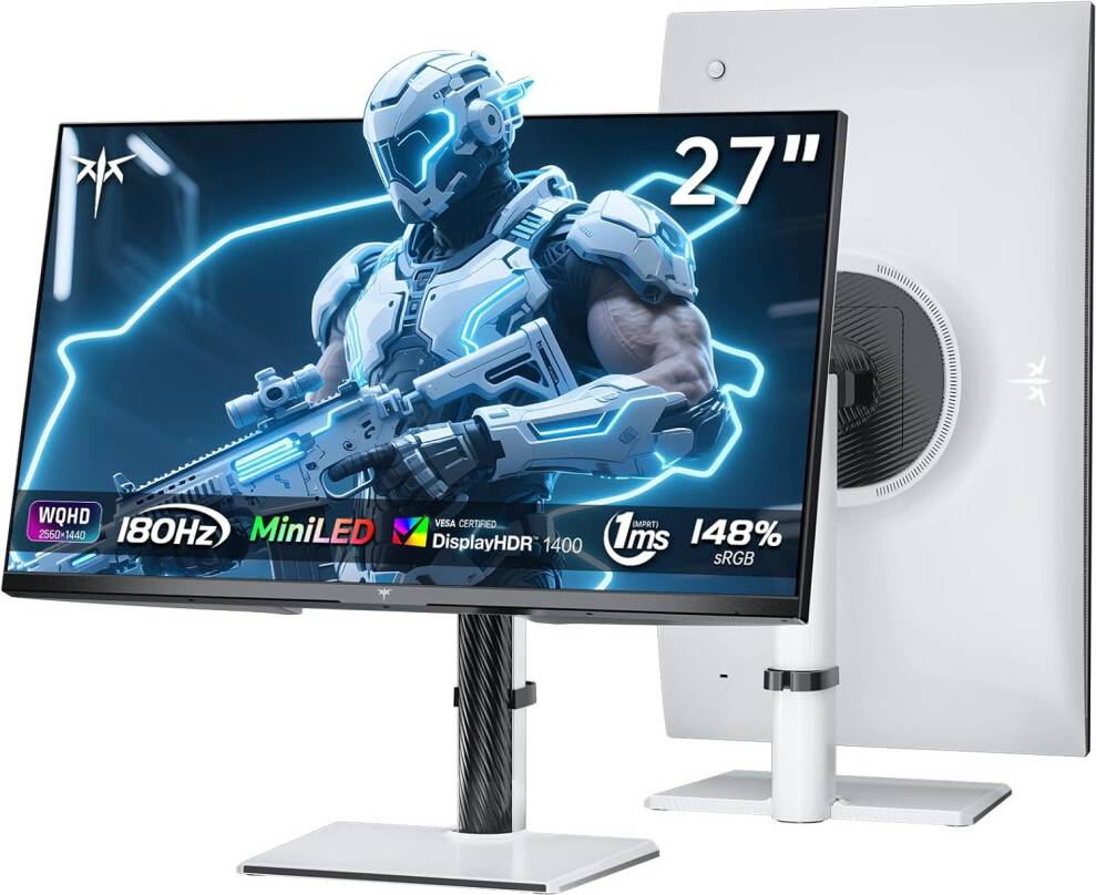 Mini LED Monitor 27 Inch 2K 180Hz QHD