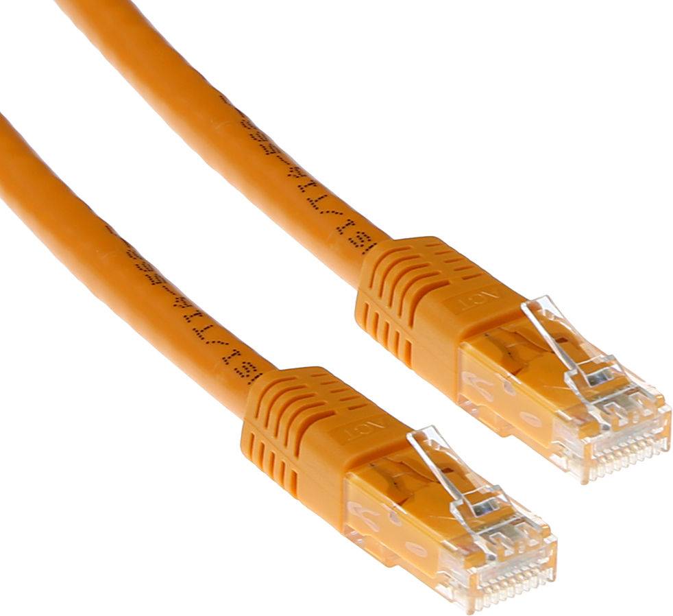 ACT Orange 2 Meter UUTP CAT5E Patchkabel RJ45 2m