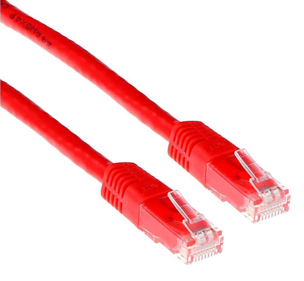 ACT Red Patchkabel 7 Meter UUTP CAT5E RJ45 Rød 7m