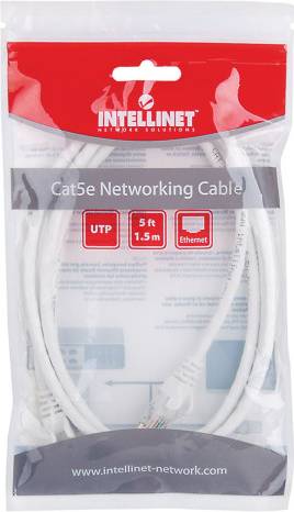 Intellinet UTP Cat 6 RJ-45 0.3m
