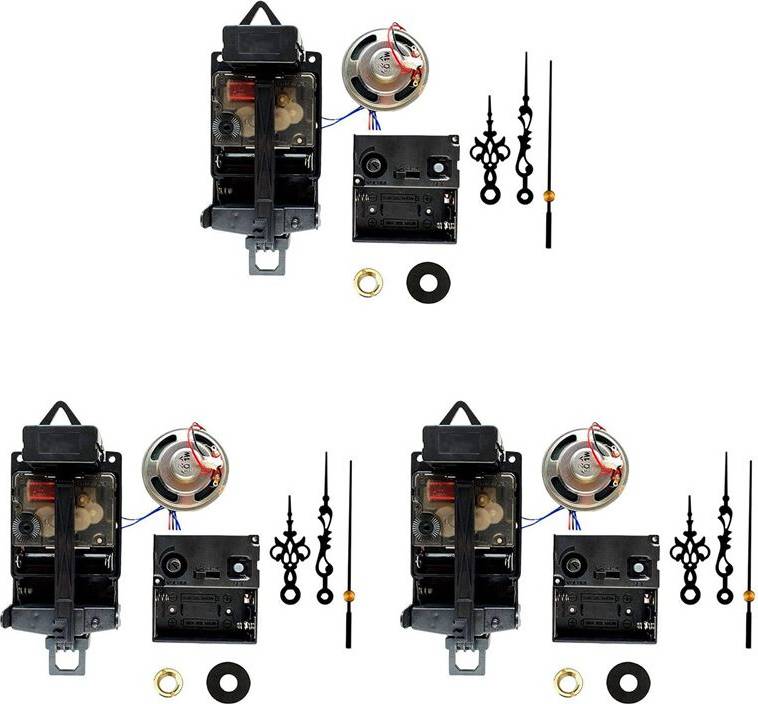 Typecat 3X Quartz Pendulum Clock Movement