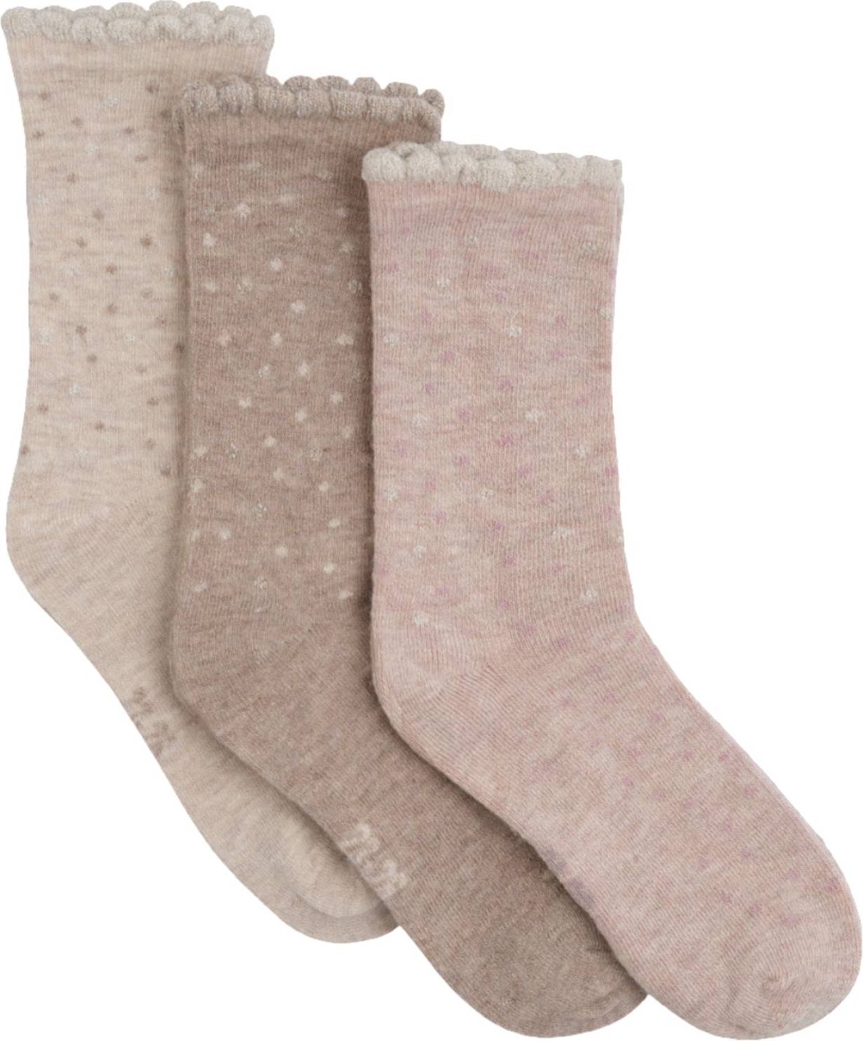 Minymo Wool Socks 3-Pack - Multi/patterned - 27\30