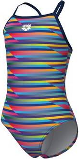 Arena Racing Stripe Light Drop Back - Multi-Navy
