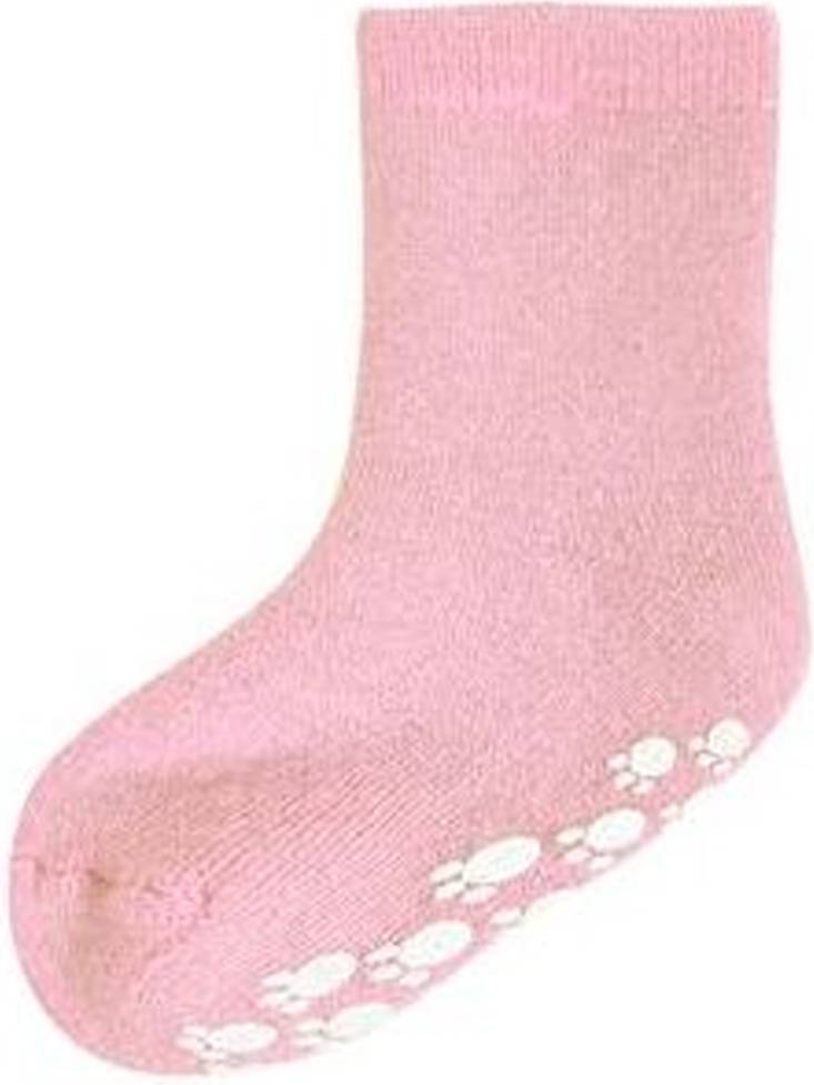 Joha Uld Sokker Anti-Slip - Rosa