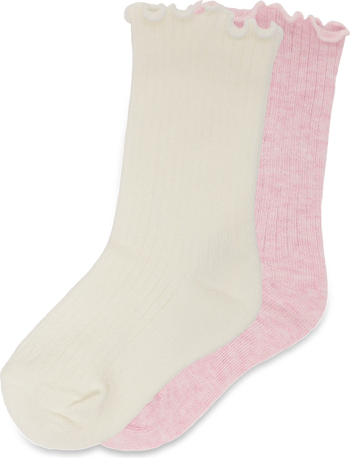 Mango 2 Pack Ribbed Socks - Pink