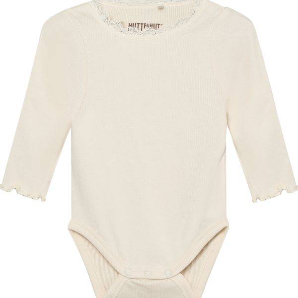 Huttelihut Body Ls Rib - Cream