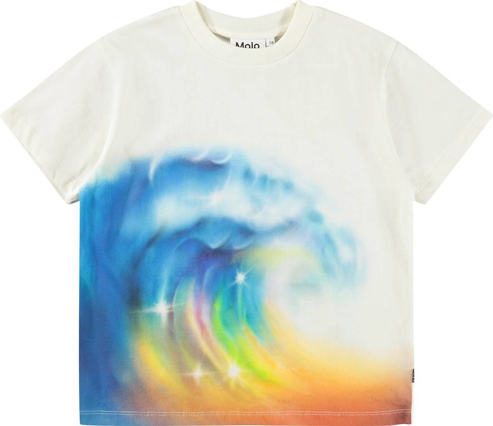 Molo Riley Colorful Wave T-Shirt -
