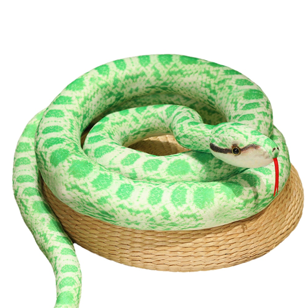 Simulation Python Plush Toy Giant Cobra Animal Doll