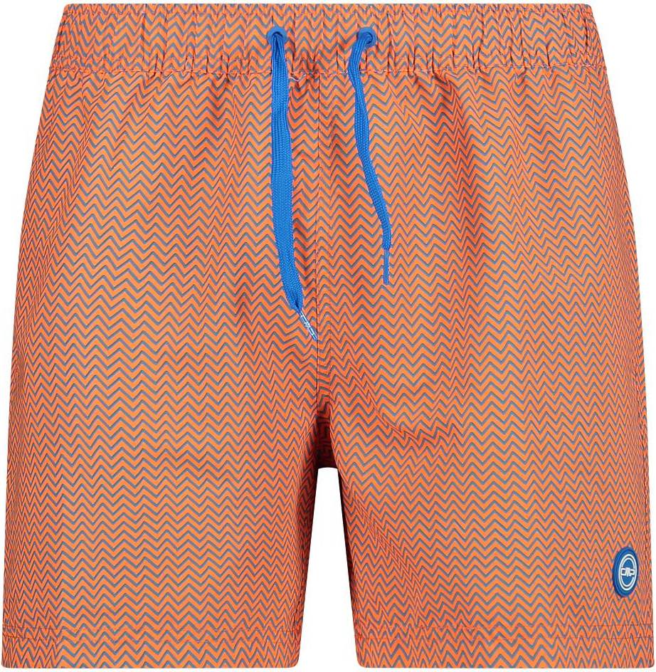 CMP Geometric Pattern Swim Shorts - Orange