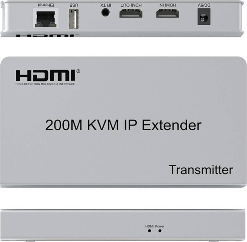 Kvm ip 200M HDMI KVM IP Extender RJ45 Cat5e 6