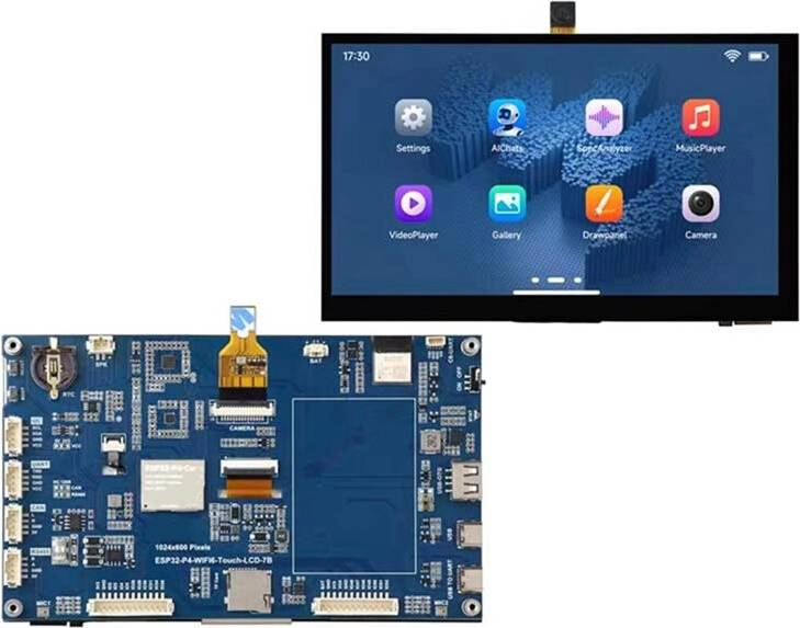 Tauoh ESP32 P4 Development Board 7 Inch LCD Display