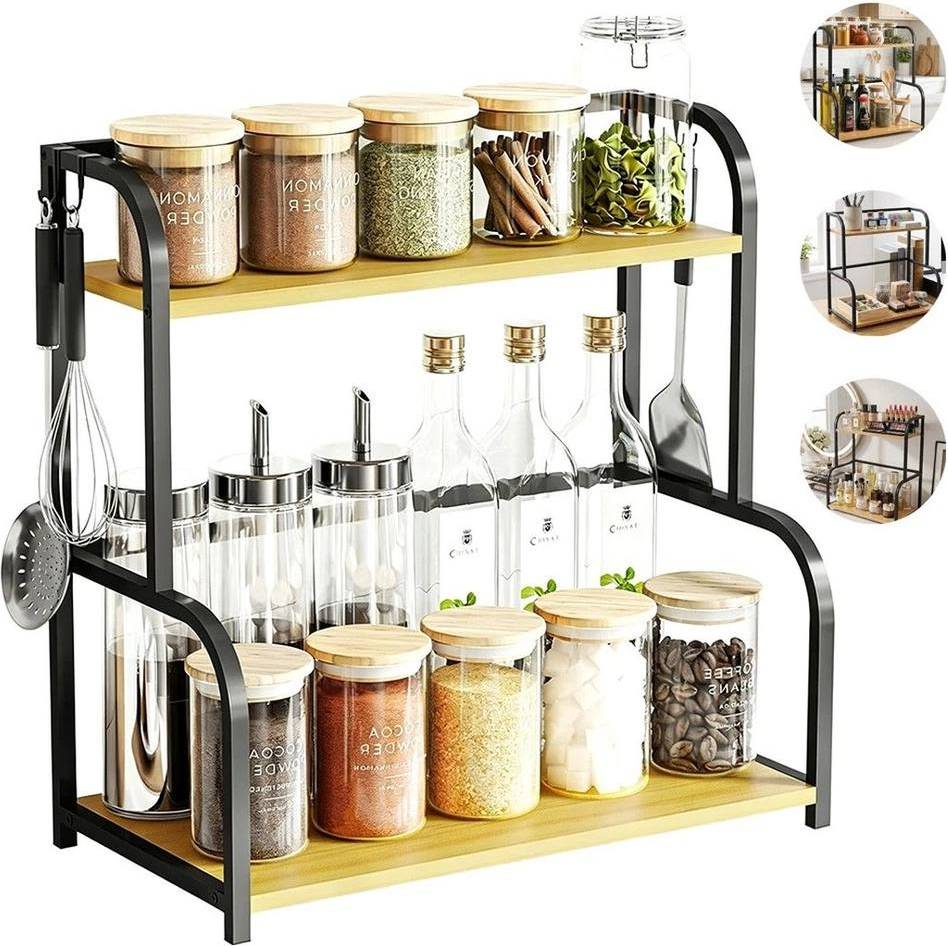 NESTLUNE Spice Rack Organizer Storage Rack