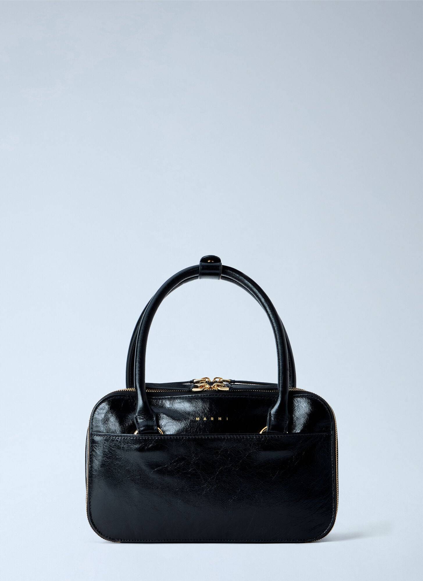 Marni Boxyne Small Tasker Dame Uld - Sort
