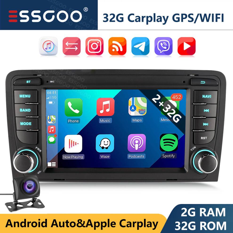 Essgoo 7 Inch Android Car Radio Stereo
