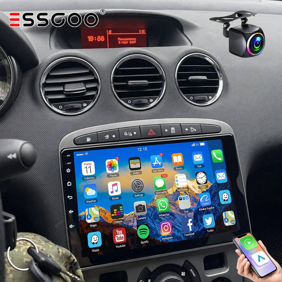 Essgoo 9 Inch Android 16 Car Stereo WiFi RDS