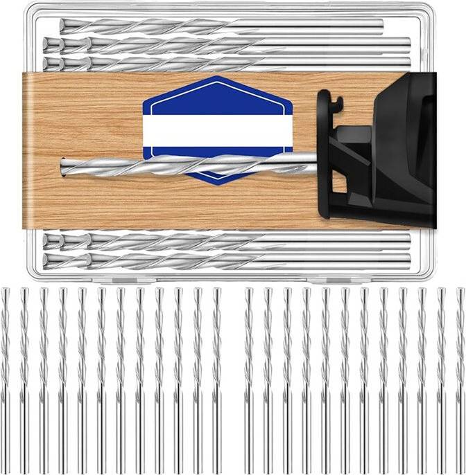 Typecat 50Pcs 1/8 Inch Drill Bit for Wood Router