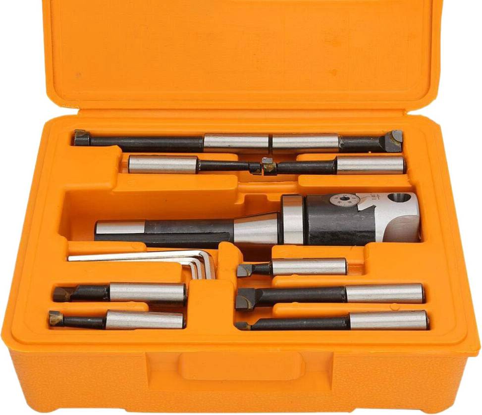 Saudism 2 Inch Boring Head R8 Shank Holder Set