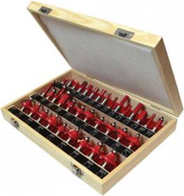Router bit set Faithfull 1/2In Tct Router Bit Set 35 Piece