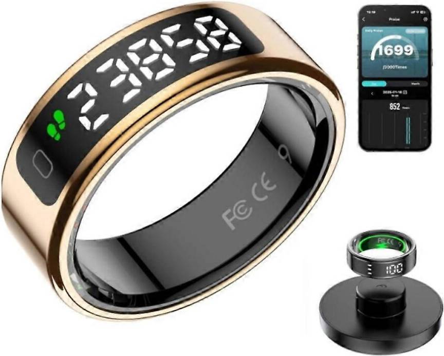 Colmi R12 Smart Ring - Gold/Black