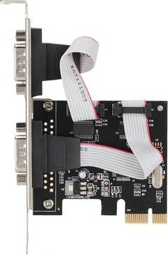 PCI Pci-e Express To Dual Serial Controller Adapter Card Set