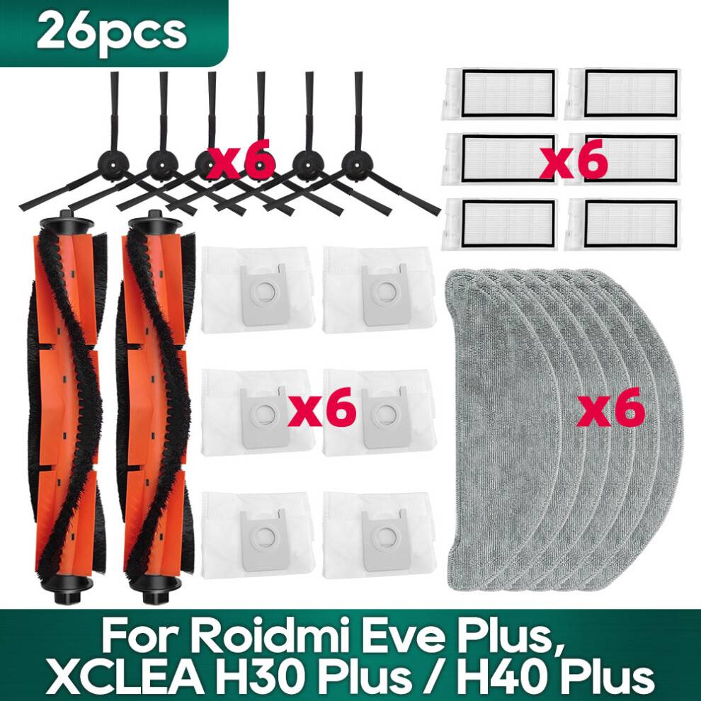 Roidmi filter Compatible Roidmi Eve Plus Vacuum Cleaner Set 3