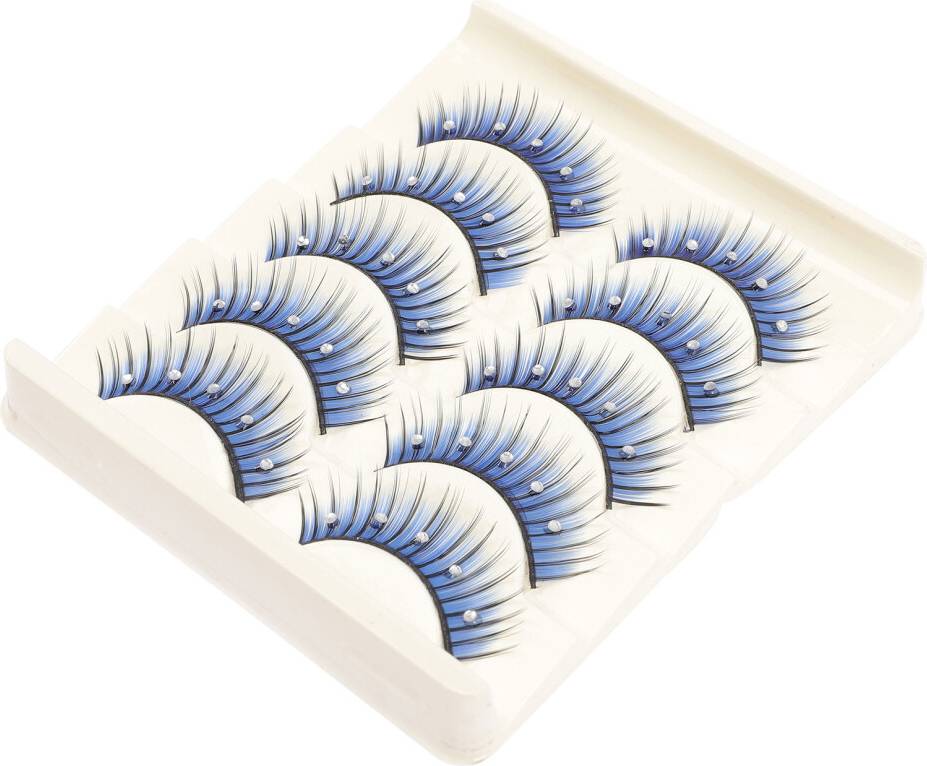 iplusmile Colored False Eyelashes With Rhinestone Long Dramatic Lashes