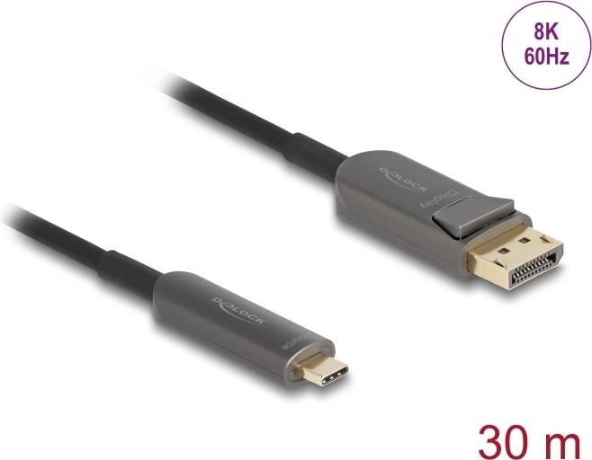 DeLock Videoadapterkabel Sort 30m