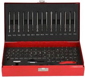 Phillips one AB Tools Screwdriver Bit Tool Set 75pc Screwdriver