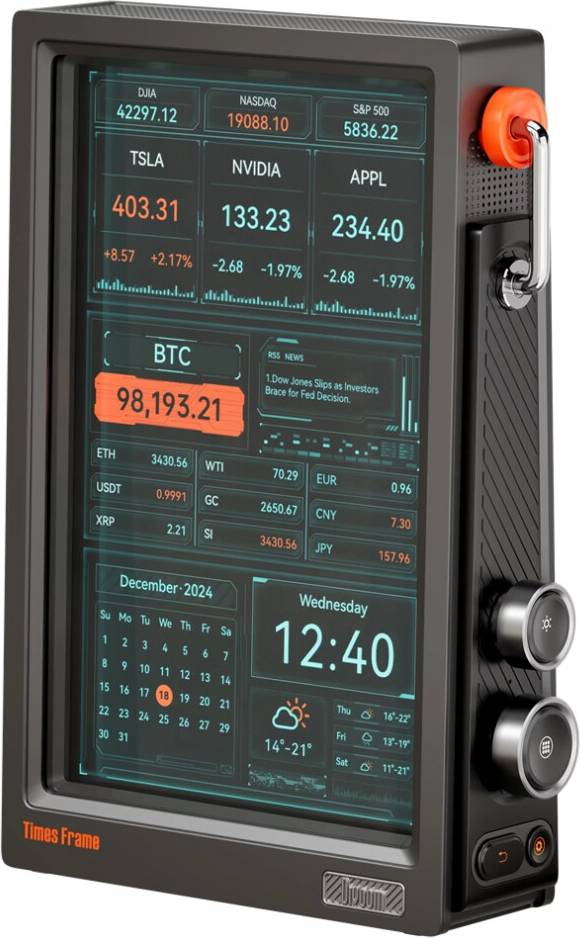 Nordic Style Times Frame WiFi Display Screen