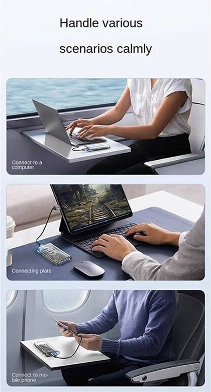Orico ssd Transparent External Adapter MSATA SSD Enclosure