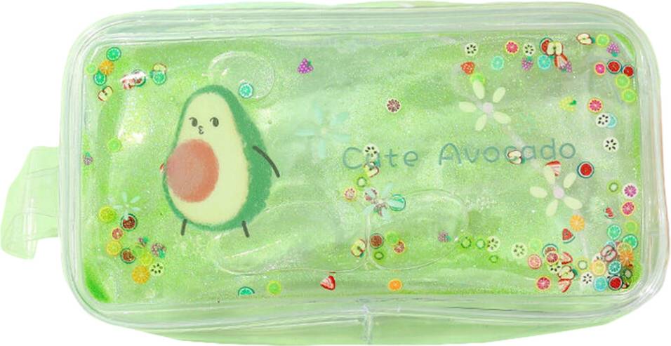 ABOOFAN Waterproof Transparent Makeup Bag Cartoon Pattern