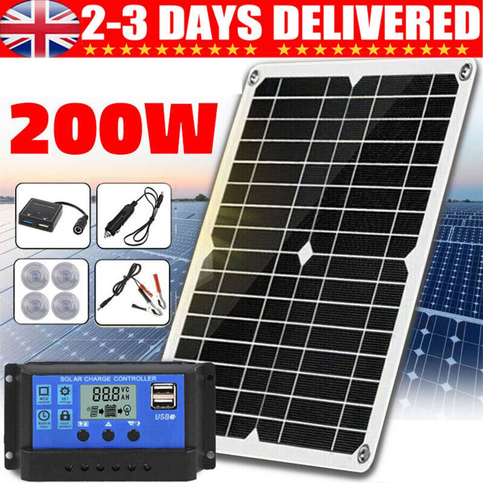 12v solar panel 200W 12V Solar Panel Starter Kit