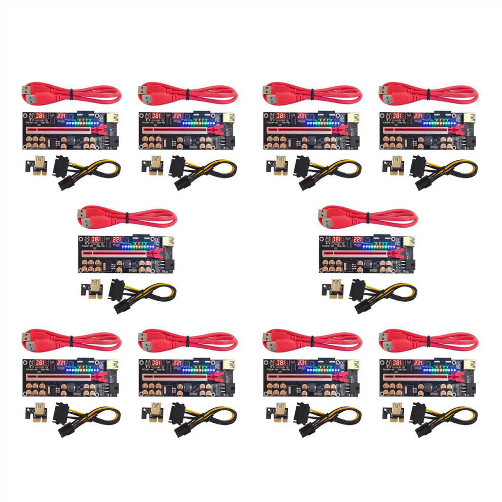 Melitt VER018 Pro PCI-E Riser Card USB 3.0